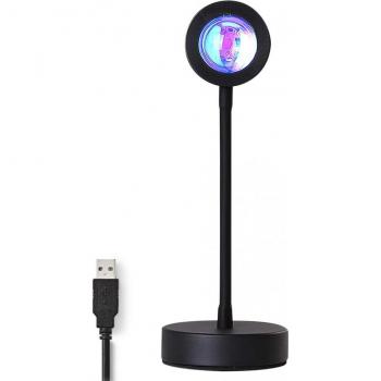 Lámpara de ambiente LED USB giratoria ARCOBALENO Project Light Wall 360 Grados Ajustable