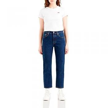 Pantalón Levi's 501 Cropped Tiro Alto Fit Recto para Mujer