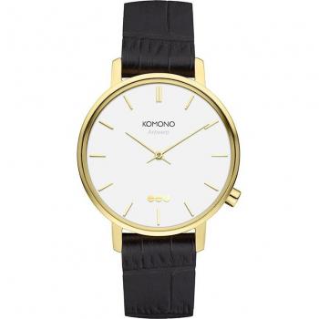 Komono Harlow Croco Leather Watch