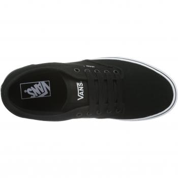 Vans Atwood Canvas Trainers - Black/White - Male - Size: 8 UK