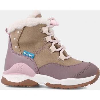Botas de Niña Biomecanics Modelo 231251b en Color Arena con Cierre de Cordones