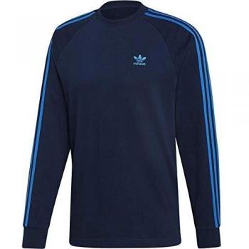 adidas 3-Stripes Camiseta de Manga Larga Blue