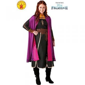 Rubies - Disfraz oficial de Disney Frozen 2, vestido de lujo de Anna, para adultos, talla pequeña