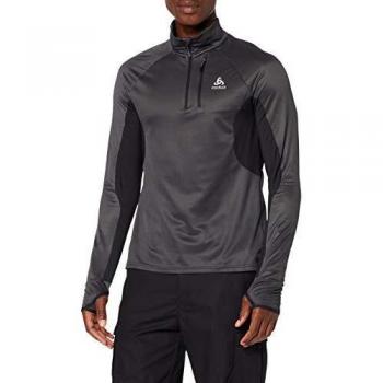 Odlo Midlayer 1/2 Zip Blaze Zw – Jersey para Hombre, Primavera/Verano, Blaze ZW Ceramiwarm - Capa Intermedia