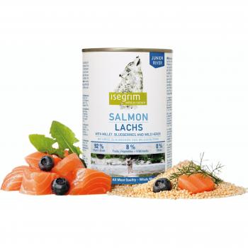 Isegrim Junior 24 x 400 g - Pack Ahorro - Salmón con mijo