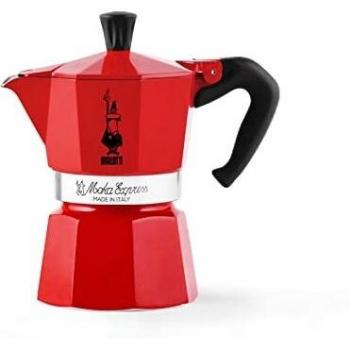 Bialetti - Moka Color: icónica cafetera espresso para estufa, hace café italiano real, tazas Moka Pot 6