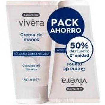 Vivera Pack Crema de Manos Concentrada 2x50ml