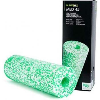 Rodillo de Masaje BLACKROLL® MED 45 cm - Suave, Blanco/Verde, Ideal para Personas con Sensibilidad al Dolor