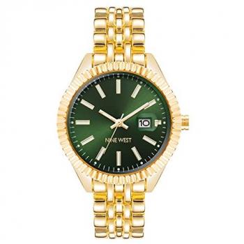 Reloj de Cuarzo para Mujer Nine West NW_2660GNGB con Cristal Mineral - Últimas Tendencias en Moda
