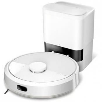 iRobot Roomba 105 Combo Robot Aspirador y Friegasuelos Blanco + Base de Autovaciado 75 Días, Mapeo Inteligente ClearView LiDAR, 7000Pa