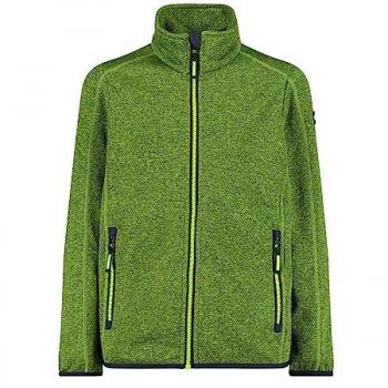 CMP Unisex Children's Fleece Jacket in Lime Green and Blue, Size 4 Years