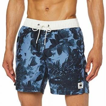 G-STAR RAW Dirik, Bañador para Hombre, Azul