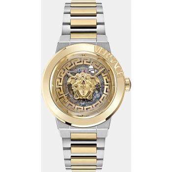 Reloj de mujer Versace Medusa Infinite VE3G00122 automático de acero bicolor con elegante diseño italiano