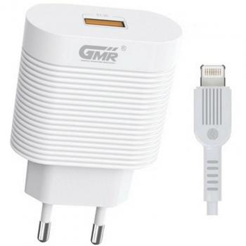 Cargador USB Goms Cable Lightning 18W | Carga Rápida