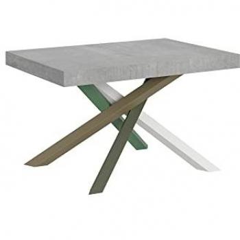 Mesa extensible Volantis 90x130/234 cm Hormigón Exstructure 4/A