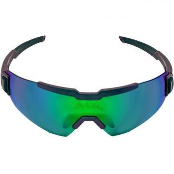 Gafas de ciclismo unisex Spiuk Profit con lente espejo verde iridiscente
