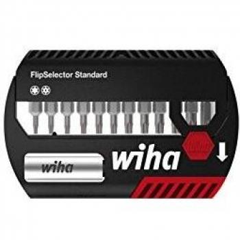 Juego de bits Wiha FlipSelector Standard 25 mm TORX® Tamper Resistant, 14 unidades, 1/4 (39037)