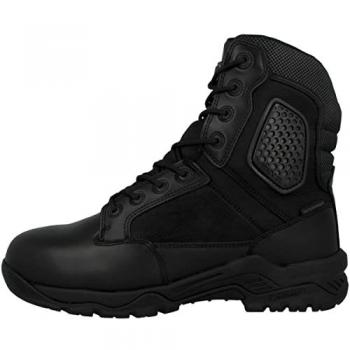 Magnum Strike Force 8.0 Waterproof Side-Zip Tactical Boots for Men, Black, Size 14