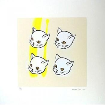 Cuatro gatos - amarillo