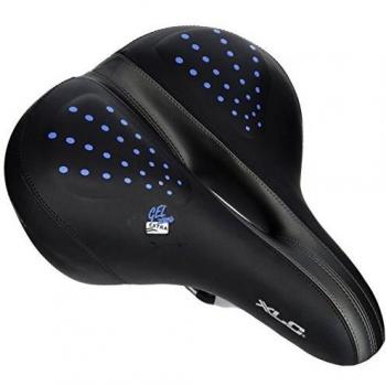 XLC Fahrradsattel City Globetrotter Sa-g02 Material de Bicicleta, Hombre, Negro-Negro, Sir 275X213 MM