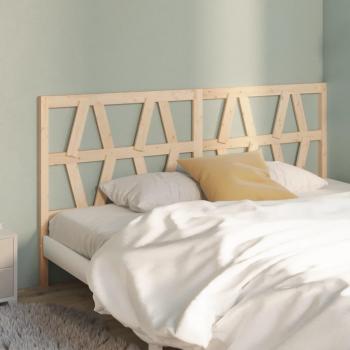 Cabecero de cama 206x4x100 cm madera maciza de pino