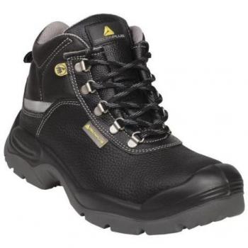 Bota de seguridad Delta Plus Sault 2 S3 SRC ESD cuero negro, color negro, rojo, talla 45