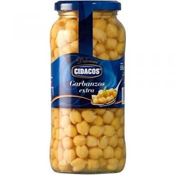 Cidacos - Garbanzos Tarro - 570 g - [Pack de 6]