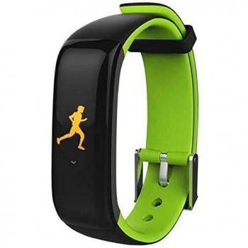 Brigmton Bsport-15-V Pulsera Inteligente, Adultos Unisex, Verde, Talla Única