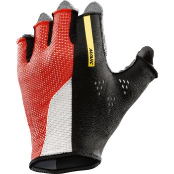Mavic Cosmic Pro Glove, color rojo,negro, talla S