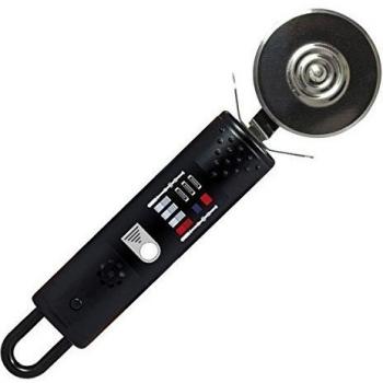 Star Wars Cortador de pizza con sonido I Am Darth Vader, color negro