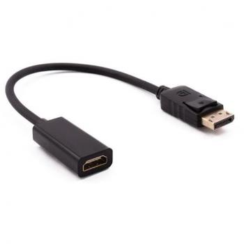 Nilox NXADAP02 Adaptador DisplayPort a HDMI, Macho/Hembra, Negro