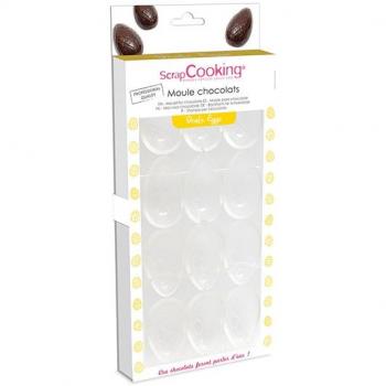 Molde rígido para huevos de Pascua de chocolate Scrapcooking