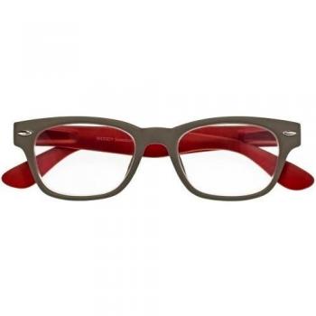 I NEED YOU gafas de lectura Selección Woody / 1:50 dioptrías/gris-rojo