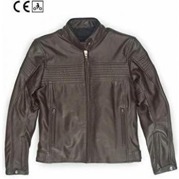 OJ - Cazadora de piel para mujer CENTURY LADY BROWN M