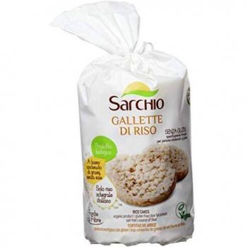 Sarchio Tortitas de Arroz Sin Sal Ecológicas Sin Gluten 100g