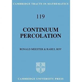 Libro de Matemáticas Percolación Continua - Ronald Meester, Edición en Rústica, Cambridge Tracts in Mathematics, Volumen 119