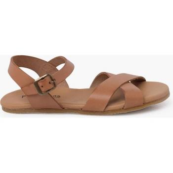 Sandalias abiertas de niña cruzadas de napa blanditas
