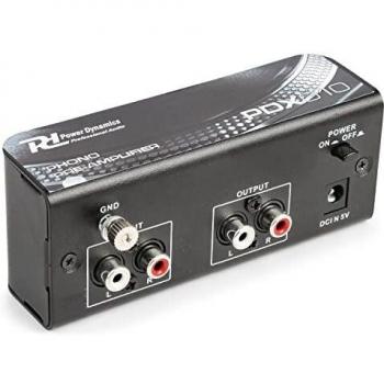 El PDX010 es un preamplificador de Phono para poder conectar giradiscos a una entrada linea de amplificador