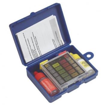 Kit básico de pruebas en gotas para control de cloro y pH en agua de piscina y spa