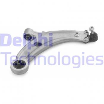 Brazo de control DELPHI TC6902, Suspensión de las ruedas, Eje delantero/Derecha/Abajo
