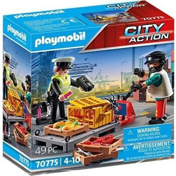 PLAYMOBIL - 70775 - Obrero y aduana