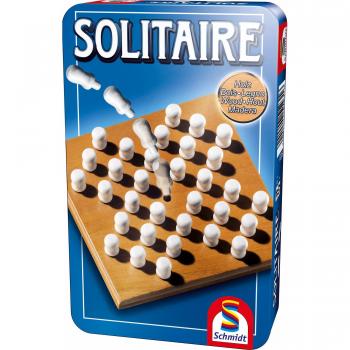 Schmidt Spiele Solitaire - Juego de Mesa con 32 Piezas y Dimensiones 11,4 x 18,4 x 3,9 cm