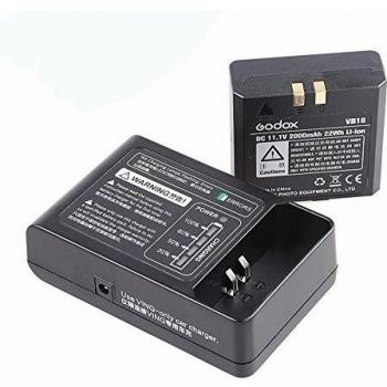 Godox VB-18 2000 mAh 11,1 V Li-Ion-batería de Polímero para Godox V850 V860 C V860 N Flash Speedlite , Negro