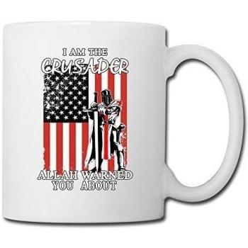 ERICP The Crusader - I Fear No Evil Allah Warned You About Ceramic Coffee Mug by ERICP