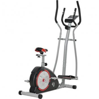 Homcom Bicicleta Elíptica 130x68x162 cm Negro y Plata