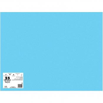 Pack de 25 cartulinas de colores de 180 g/m2 - 50x65cm - ph neutro - libres de cloro elemental - colorantes biodegradables