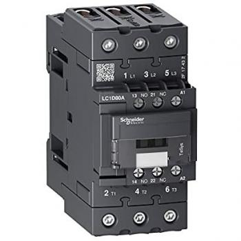 Contactor TeSys D Schneider Electric LC1D80AP7, 3 polos, 3 NA, 80A, bobina 230V, capacidad de carga de 37 kW, clasificado para AC3