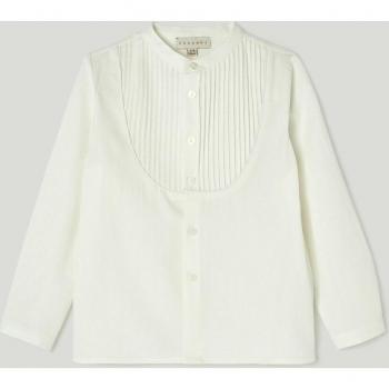 Camisa de manga larga con pechera y jaretas Coconut El Corte Inglés