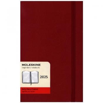 Moleskine Large Red Daily Hard Cover 2025 Planner