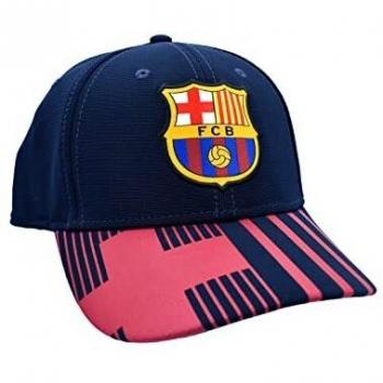 FC. Barcelona Gorra Barça Cross Color Marino - Producto con Licencia - 100% Poliéster - Talla Adulto